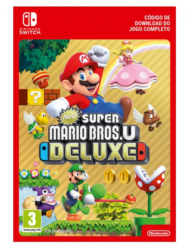NEW SUPER MARIO BROS. U Deluxe (Nintendo Digital) Switch - Catalogo   Mega-Mania A Loja dos Jogadores - Jogos, Consolas, Playstation, Xbox,  Nintendo