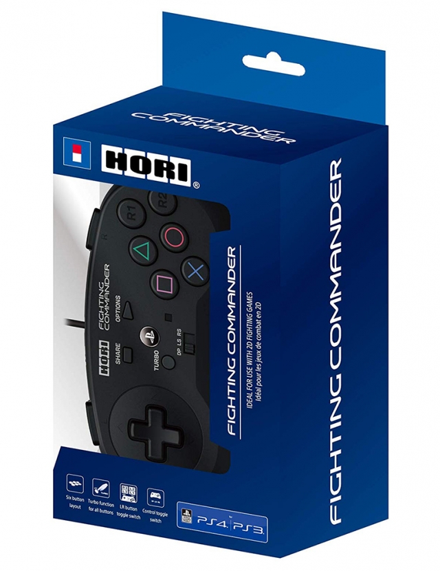 Comando Hori Fighting Commander Com Fios PS4/PC