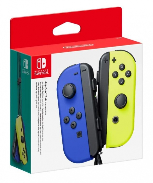 COMANDOS JOY-CON Azul/Amarelo Neon Nintendo Switch