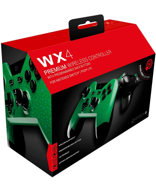 COMANDO WX-4 Sem Fios Premium Verde Switch | PS3 | PC