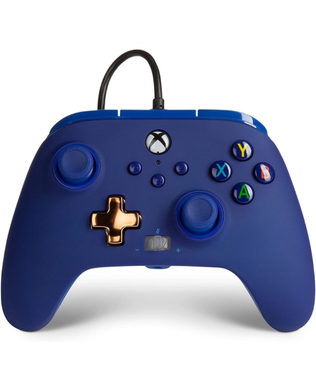 Comando PowerA Com Fios Azul Midnight Xbox One | Series X | PC