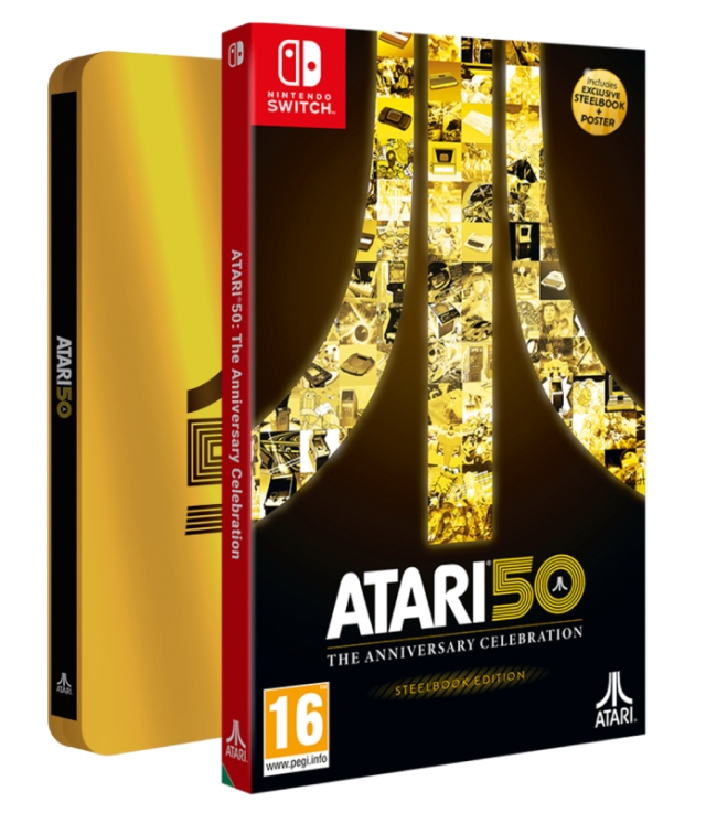 ATARI 50 The Anniversary Celebration Steelbook Edition Switch