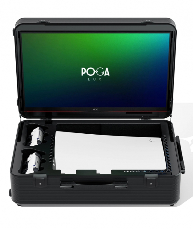 POGA Lux Portable Gaming Case Preta PS5