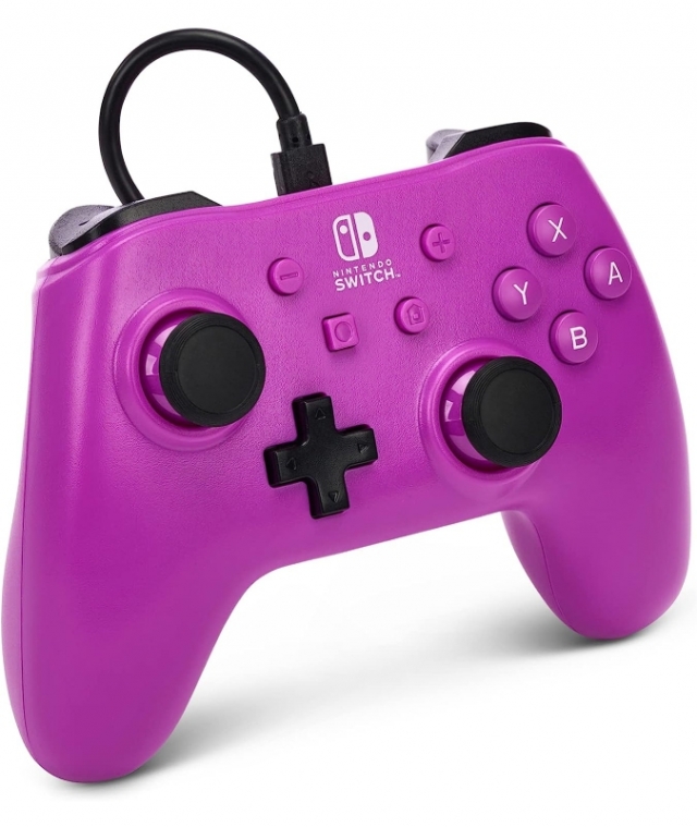 Comando PowerA Com Fios Grape Purple Switch