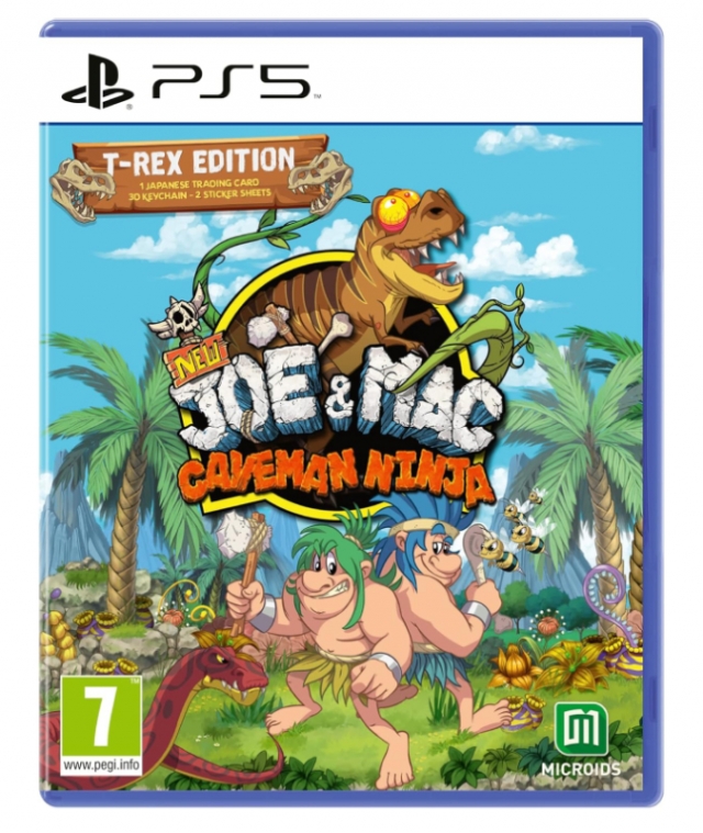 NEW JOE & MAC Caveman Ninja T-REX Edition PS5