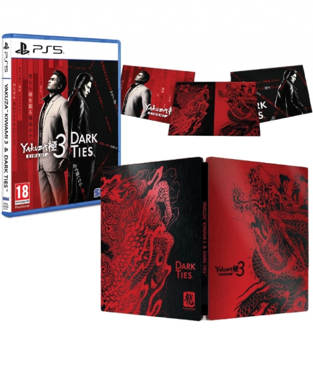 YAKUZA KIWAMI 3 & Dark Ties Steeelbook Edition PS5